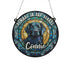 Flat Coated Retriever Memorial Stained Glass Effect Suncatcher